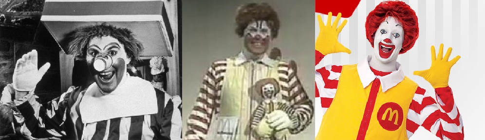 Реклама клоун. Первый Рональд Макдональд. Клоун Рональд Макдональд. Рональд Макдональд 1963.